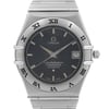 Up Close Front Facing Picture Of OMEGA 3681201 Stainless Steel Watch Pre Owned Condition