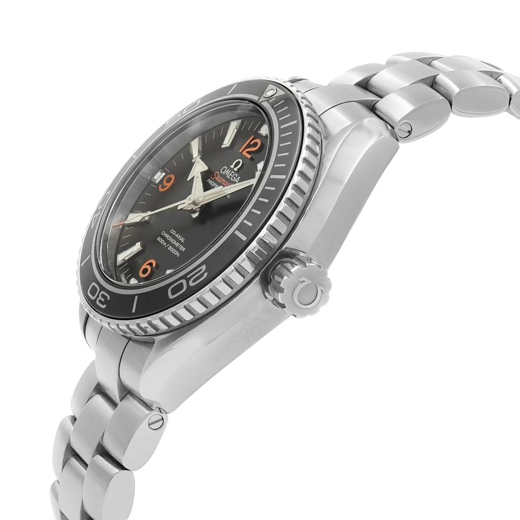 View Of Crown Facing Side Of OMEGA 232.30.38.20.01.002 Stainless Steel Watch Display Model Condition