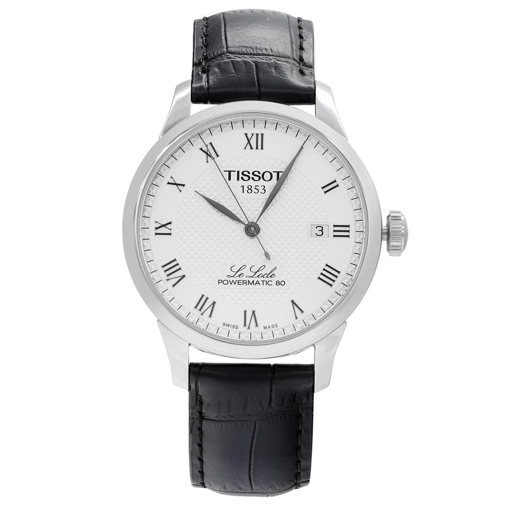 Front Full View Of Tissot T006.407.16.033.00 Stainless Steel Watch Display Model Condition Excellent