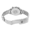 Back View Of Solid Back Case And Open Stainless Steel Band Of OMEGA 3510.50.00 Watch Pre Owned Condition