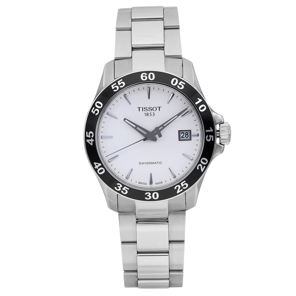Front Full View Of Tissot T106.407.11.031.00 Stainless Steel Watch New With Defects Condition {Product Condition}