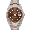 Up Close Front Facing Picture Of Rolex 126301 Stainless Steel Watch New Condition