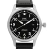Up Close Front Facing Picture Of IWC IW327001 Stainless Steel Watch Unworn Condition