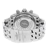 Back View Of {Caseback} Back Case And Closed Stainless Steel Band Of Breitling A1335611/A573-SS Watch Pre Owned Condition
