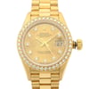 Up Close Front Facing Picture Of Rolex 69178 Gold 18kt Watch Pre Owned Condition