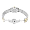 Back View Of Snap Back Case And Open Stainless Steel Band Of Gucci YA055528 Watch Pre Owned Condition