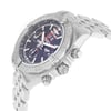 View Of Crown Facing Side Of Breitling A4436010/BB71-379A Stainless Steel Watch Display Model Condition