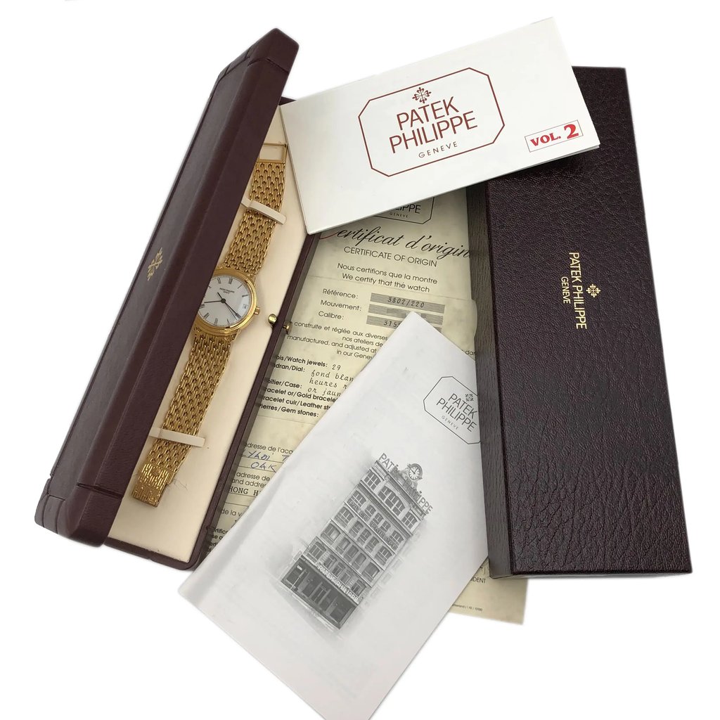 8th image of Patek Philippe 3802/220 Wristwatch, PreOwned condition