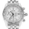 Up Close Front Facing Picture Of Breitling A1335611/G569-SS Stainless Steel Watch Display Model Condition