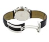Back View Of {Caseback} Back Case And Open Leather Band Of TAG Heuer CX2110.FC6171 Watch Pre Owned Condition