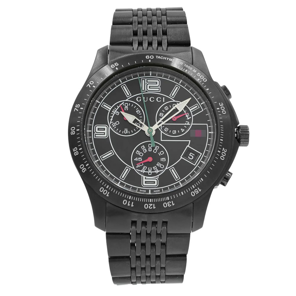 Chronostore - Gucci 126 PVD Stainless Steel Black Dial Quartz Mens