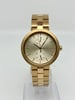 Front Full View Of Michael Kors MK6408 Stainless Steel Watch New With Defects Condition Good