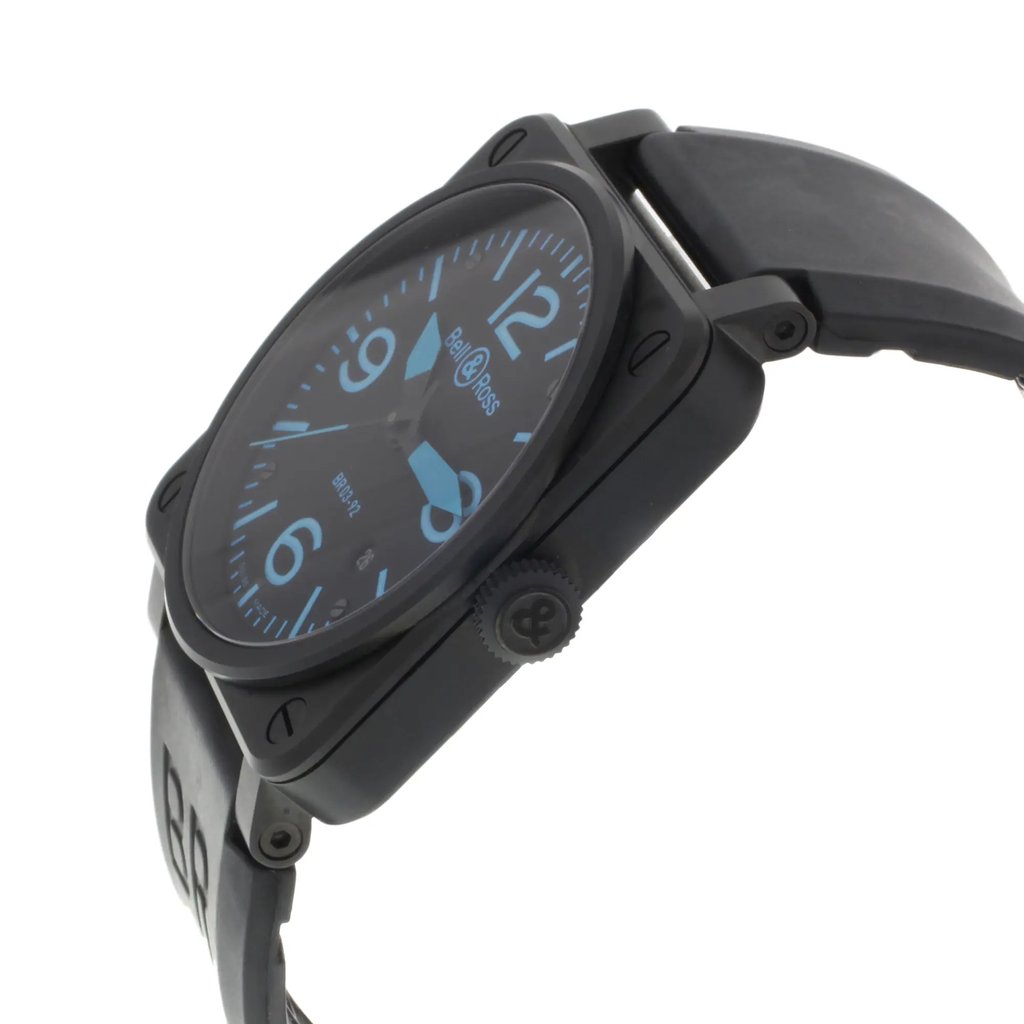 3rd image of Bell & Ross BR0392-BLUE Wristwatch, PreOwned condition