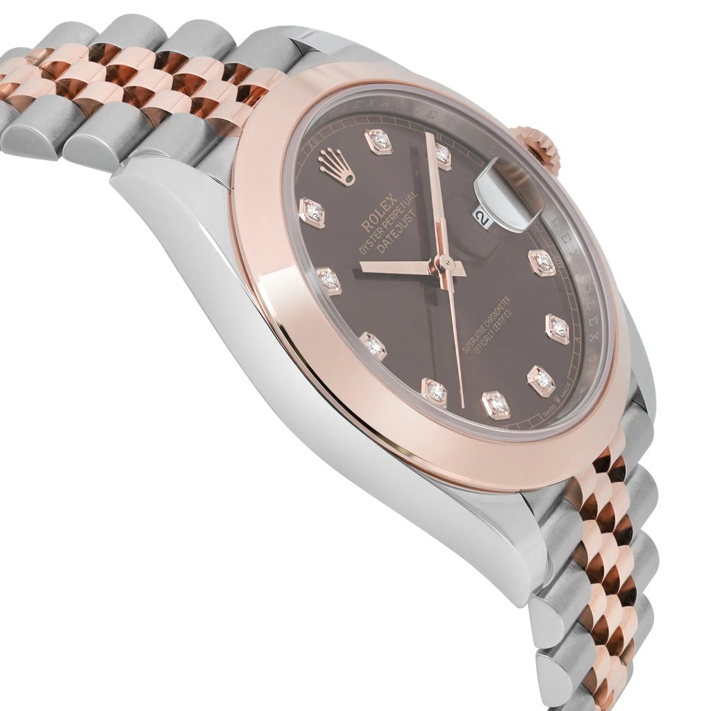View Of Opposite Crown Facing Side Of Rolex 126301 Stainless Steel Watch Unworn Condition