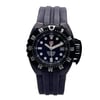 An image of a Wristwatch by Luminox. This New With Defects item is designed for Men, featuring a Diver,Military style. It has a Mechanical (Automatic) movement and an Analog display with a Black dial color. The indices include 12-Hour Dial,Arrow Markers,Round Indexes. The band is made of Rubber and the case is made of Stainless Steel. The watch has a Round shape with a case size of 44 mm and a case thickness of 17 mm.