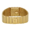 Back View Of Screwback Back Case And Closed Gold Band Of Piaget 7131 C 701 Watch Pre Owned Condition