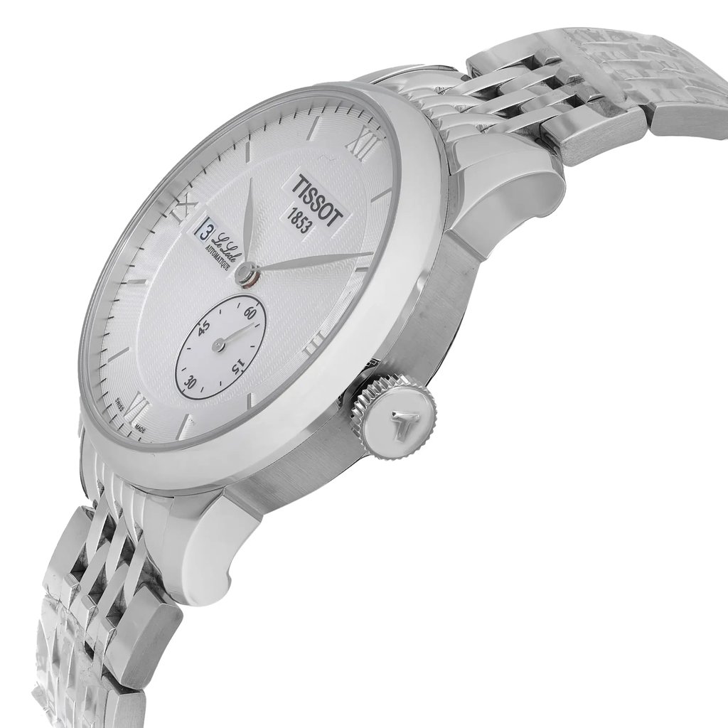 View Of Crown Facing Side Of Tissot T006.428.11.038.00 Stainless Steel Watch Unworn Condition