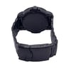 Back View Of Solid Back Case And Closed Stainless Steel,Leather Band Of Luminox 7251.BO Watch Pre Owned Condition