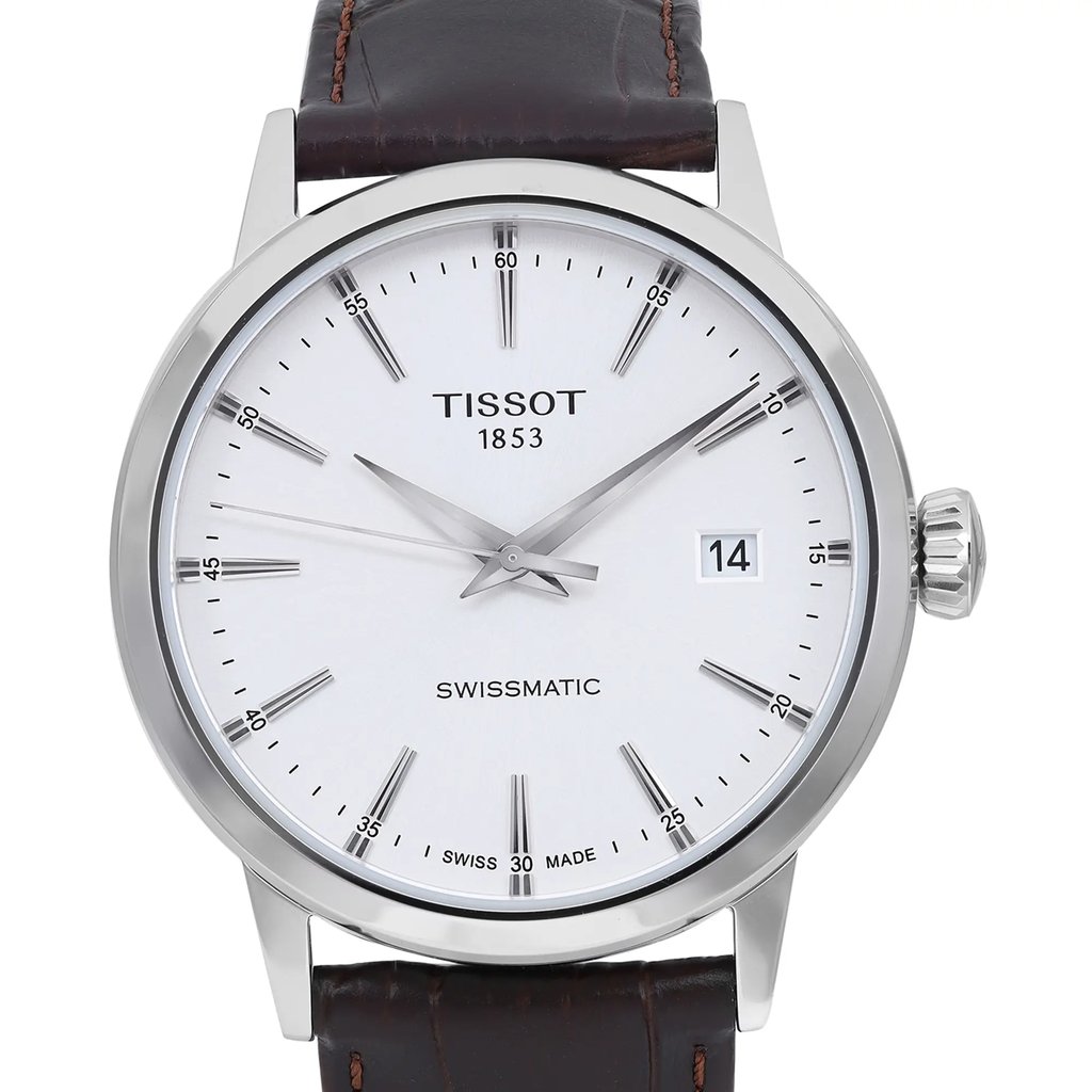 Up Close Front Facing Picture Of Tissot T1294071603100 Stainless Steel Watch New Condition