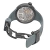 Back View Of Exhibition Back Case And Open Rubber Band Of HYT 49907 Watch Unworn Condition