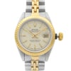 Up Close Front Facing Picture Of Rolex 69173 Stainless Steel Watch Pre Owned Condition