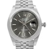 Up Close Front Facing Picture Of Rolex 126300 Stainless Steel Watch Pre Owned Condition