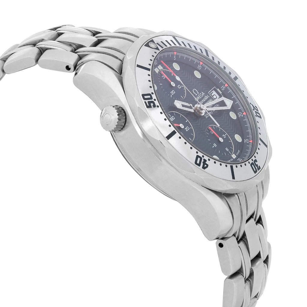 View Of Opposite Crown Facing Side Of OMEGA 2598.80.00 Stainless Steel Watch Pre Owned Condition