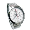 View Of Opposite Crown Facing Side Of Swiss Military Hanowa 06-3308.04.001 Stainless Steel Watch Display Model Condition
