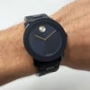 Front Full View Of Movado 3600444 Stainless Steel Watch Pre Owned Condition Excellent