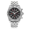 Front Full View Of Breitling AB041210/BB48-384A Stainless Steel Watch Pre Owned Condition {Product Condition}