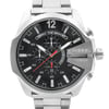 Up Close Front Facing Picture Of Diesel DZ4308 Stainless Steel Watch Display Model Condition