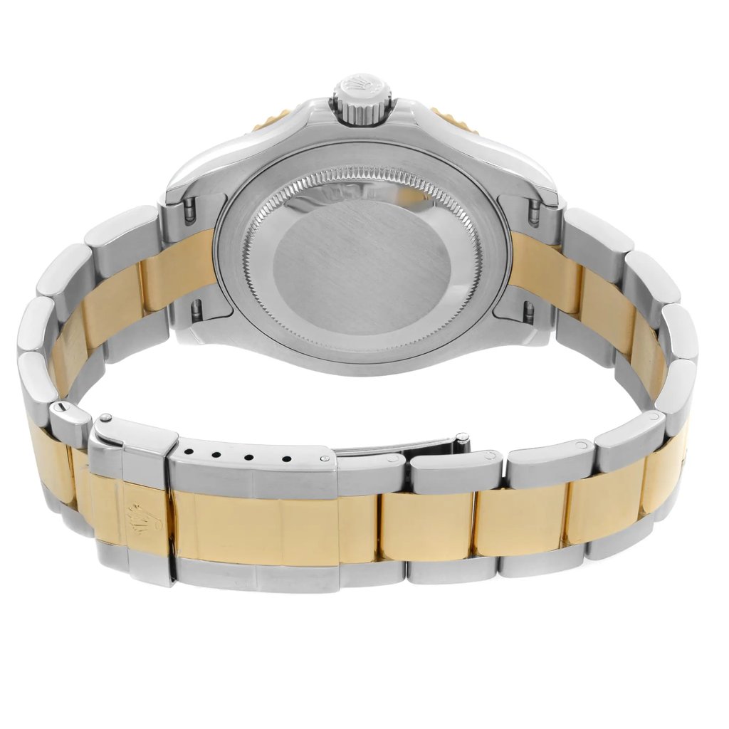 Back View Of Solid Back Case And Closed Gold Band Of Rolex 16623 Watch Pre Owned Condition