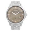 Front Full View Of Gucci YA126349 Stainless Steel Watch Pre Owned Condition Excellent