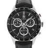 Up Close Front Facing Picture Of TAG Heuer CV1A10.FC6235 Stainless Steel Watch Pre Owned Condition