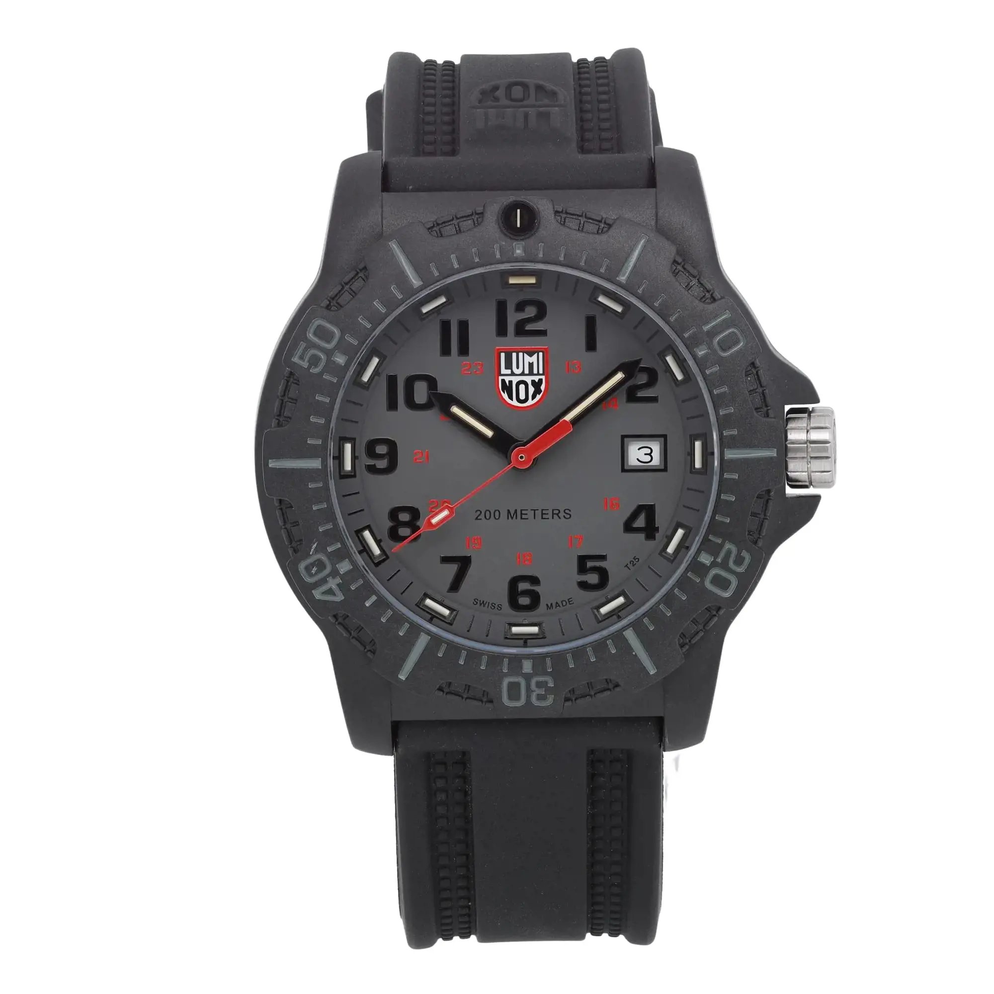 Front Full View Of Luminox XL.8882.F Carbon Watch Display Model Condition Excellent