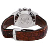 Back View Of Solid Back Case And Closed Leather Band Of OMEGA 3551.20.00 Watch Pre Owned Condition