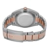 Back View Of Screwback Back Case And Closed Stainless Steel,Rose Gold Band Of Rolex 126301 Watch New Condition