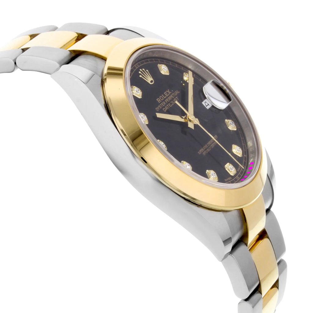 View Of Opposite Crown Facing Side Of Rolex M126303-0005 Stainless Steel Watch Unworn Condition