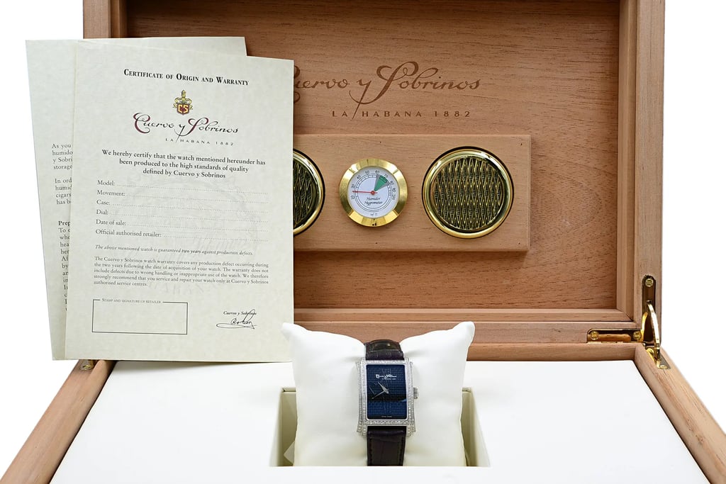 8th image of Cuervo y Sobrinos A1010.1NC-SP Wristwatch, DisplayModel condition
