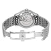 An image of a Wristwatch by OMEGA. This Pre Owned item is designed for Men, featuring a Casual style. It has a Mechanical (Automatic) movement and an Analog display with a White dial color. The indices include 12-Hour Dial,Roman Numerals,Seconds Hand. The band is made of Stainless Steel and the case is made of Stainless Steel. The watch has a Round shape with a case size of 41 mm and a case thickness of 14 mm.