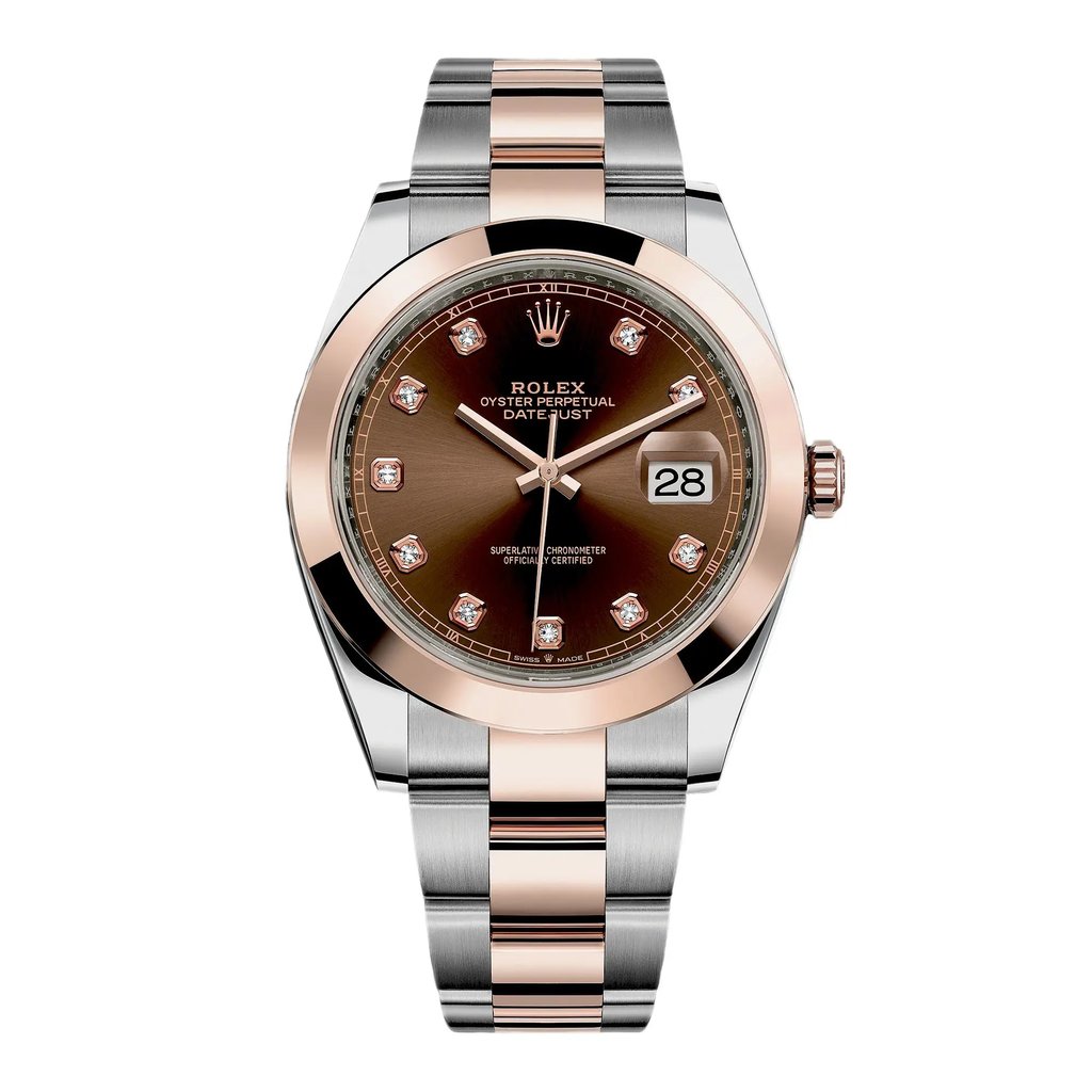 Front Full View Of Rolex M126301-0003 Stainless Steel Watch Unworn Condition {Product Condition}
