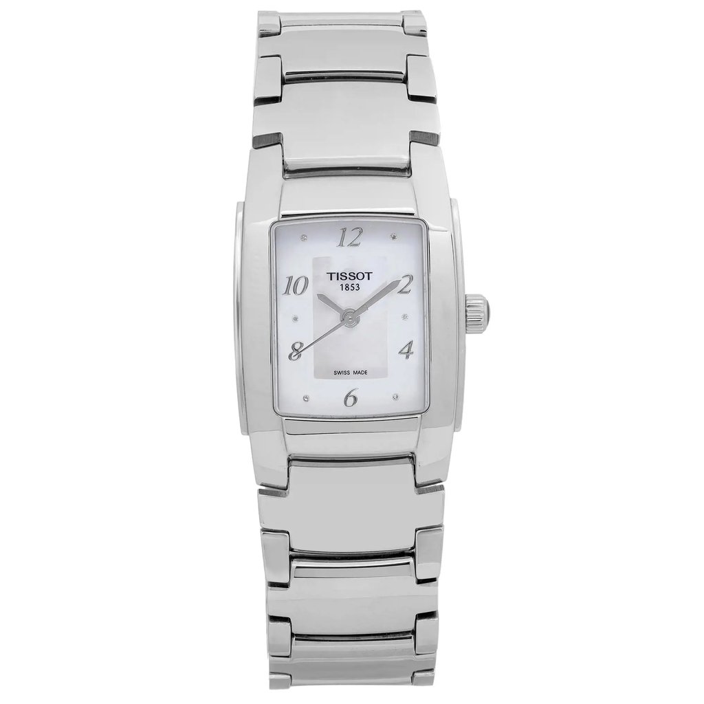 Front Full View Of Tissot T073.310.11.116.00 Stainless Steel Watch Pre Owned Condition Good
