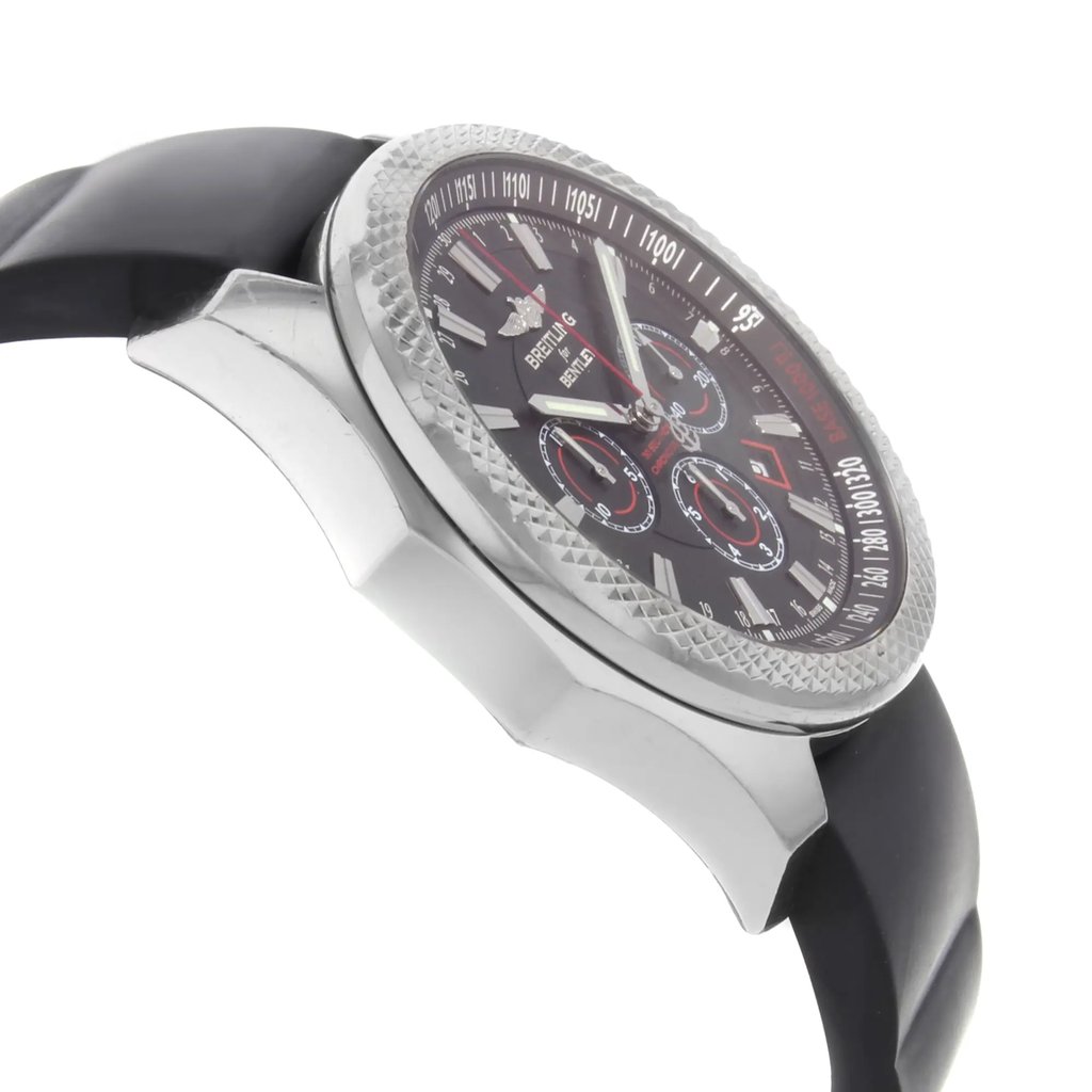 View Of Opposite Crown Facing Side Of Breitling A2536824/BB11-212S Stainless Steel Watch Pre Owned Condition