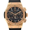 Up Close Front Facing Picture Of Hublot 525.OX.0180.LR Rose Gold Watch Display Model Condition