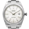 Up Close Front Facing Picture Of Rolex 126334 Stainless Steel Watch Unworn Condition