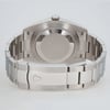 Back View Of Solid Back Case And Closed Stainless Steel Band Of Rolex 126300 Watch Pre Owned Condition