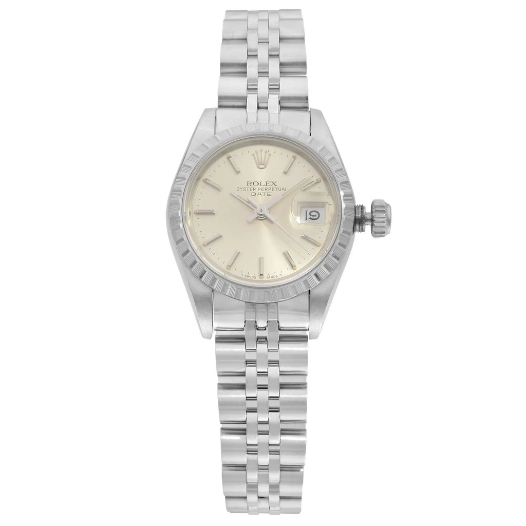 Front Full View Of Rolex 69240 Stainless Steel Watch Pre Owned Condition {Product Condition}