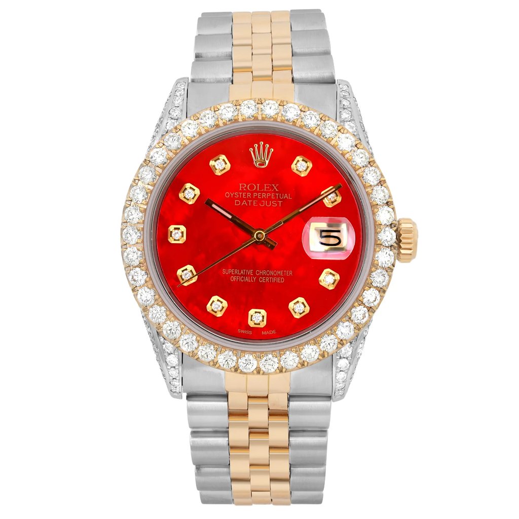 Front Full View Of Rolex 16013 {Case Material} Watch Pre Owned Condition Good