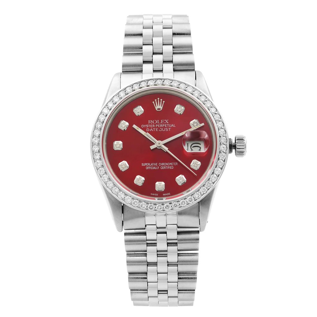 Front Full View Of Rolex 16014 Stainless Steel Watch Pre Owned Condition {Product Condition}
