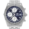 Up Close Front Facing Picture Of Breitling A13352 Stainless Steel Watch Pre Owned Condition
